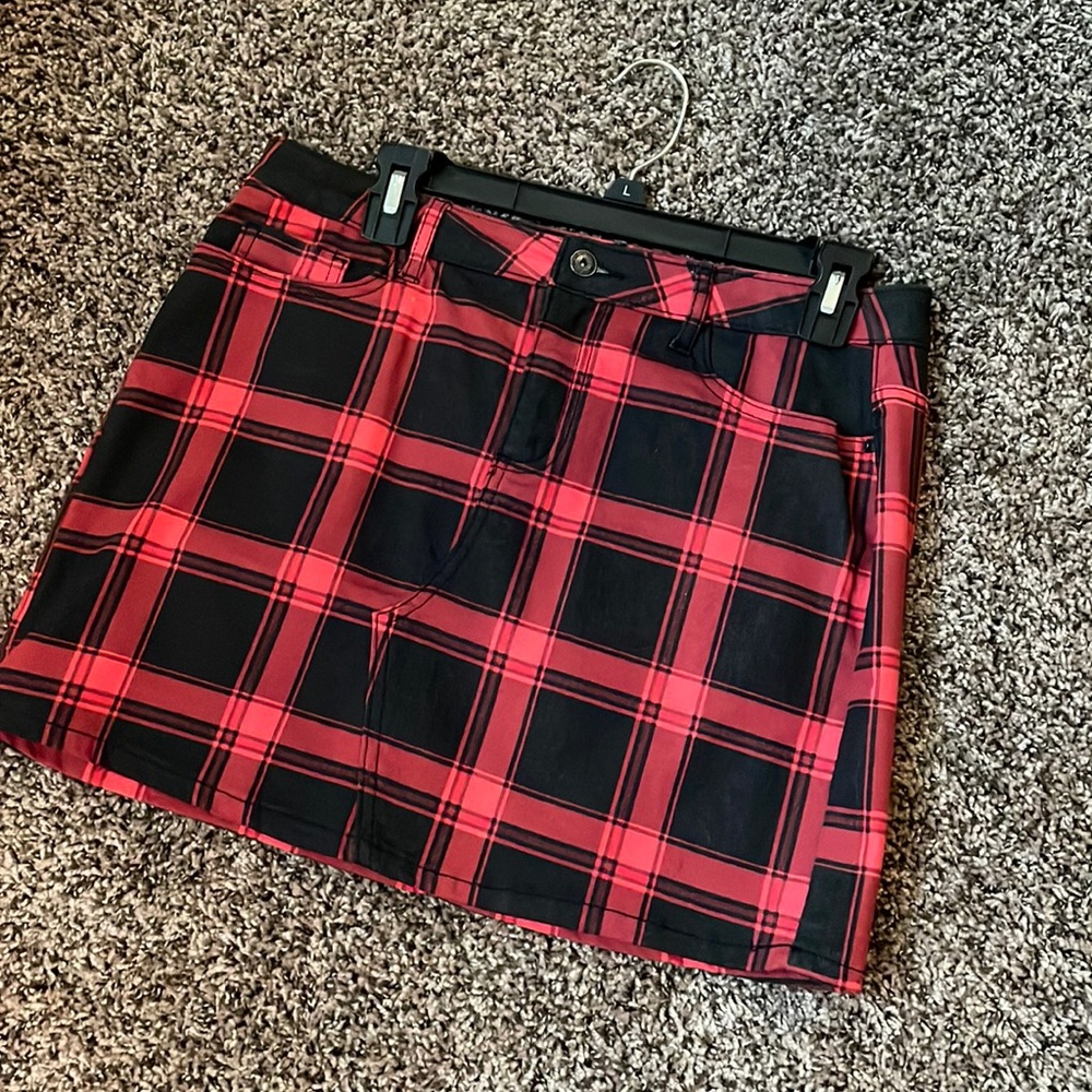 Plaid Mini Skirt